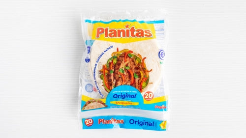 Tortillas de harina de trigo, Planitas, pequeña 19.75 Oz