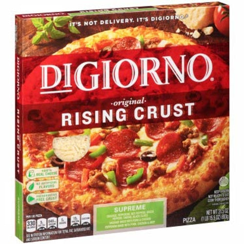 DIGIORNO PIZZA RISING CRUST SUPREME 31.5 OZ