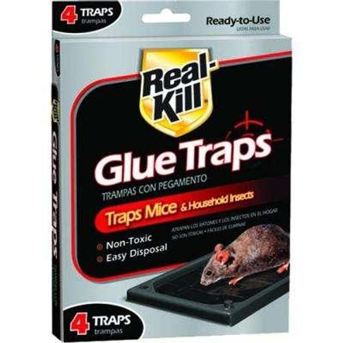 Real Kill Glue Boards, 4 ct