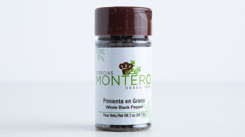 Whole black pepper, Montero, 2 oz