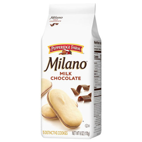 Pepperidge farm, Milano milk chocolate 6 oz