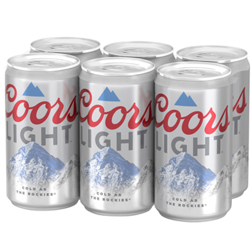 Coors Light 6 pack (8 oz)