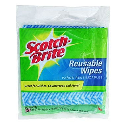 Scotch Brite - Reusable Wipes, 3pack