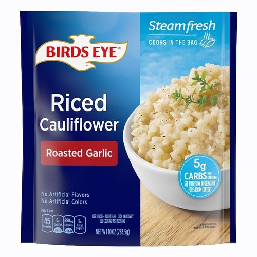 Bird's Eye Veg Cauliflower Rice Roast Garlic 10oz