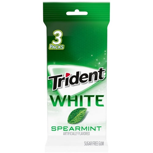 Trident White Spearmint 3 Pack