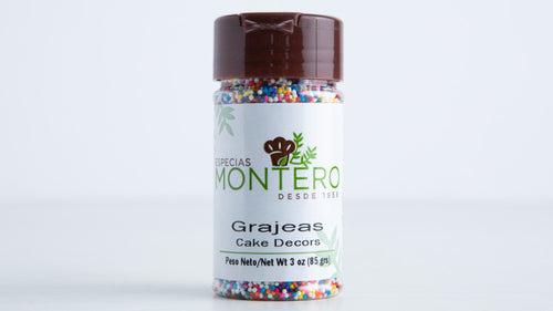 Multi-color sprinkles, Montero, 3 oz