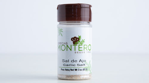 Garlic salt, Montero, 3 oz