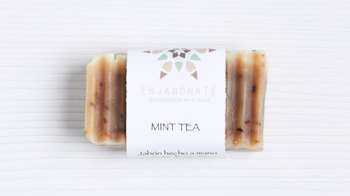 Peppermint soap bar, Mint Tea by Enjabona Té