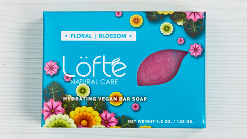 Natural & vegan bar soap, blossom, Lofte