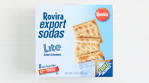 Rovira Export Soda Lite crackers, soda crackers