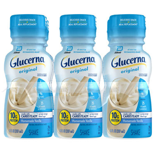 Glucerna Shake Vanilla 8oz, 6pack