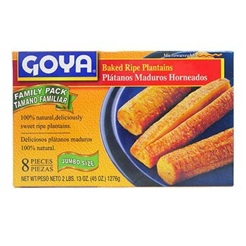 Platanos maduros horneados, Goya 40 oz