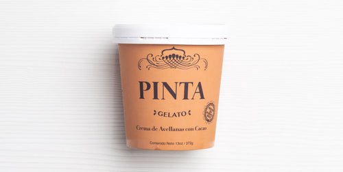 Cocoa hazelnut gelato, Pinta