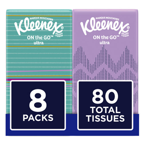 Kleenex - On the go Pocket Pack, 8 pack