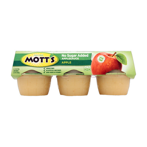 Motts Apple Sauce Natural 6pk