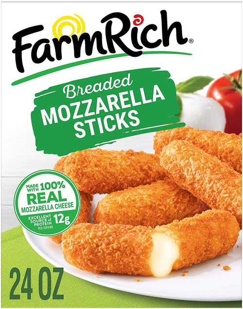 Farm Rich breaded Mozzarella Sticks