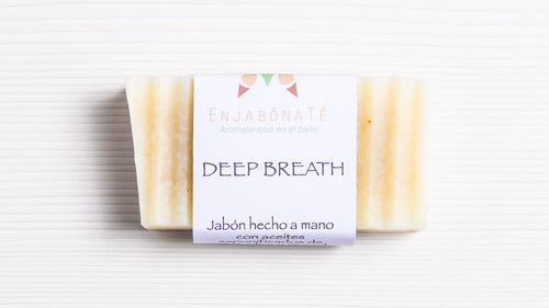 Decongestant soap bar, Deep Breath by Enjabona Té