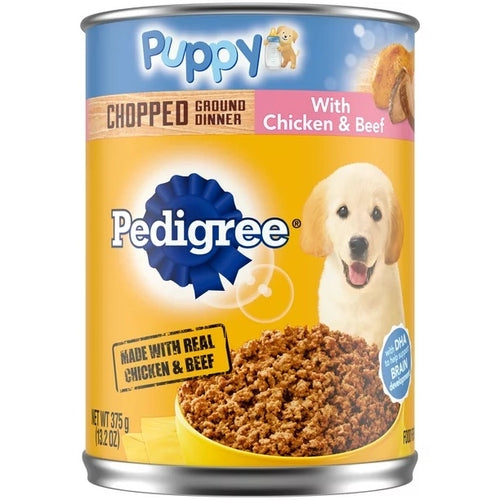 Pedigree Puppy HS Chopped Ground Dinner with Chicken & Beef