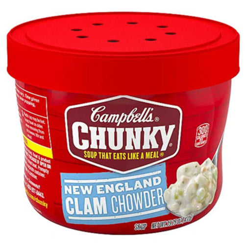 Campbell's, Chunky Soup, Clam Chowder, 15.25 oz